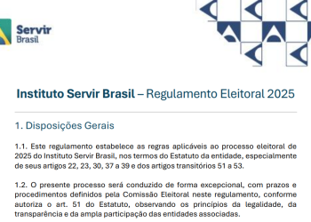 Comissão divulga regulamento com calendário e regras do processo eleitoral do Instituto