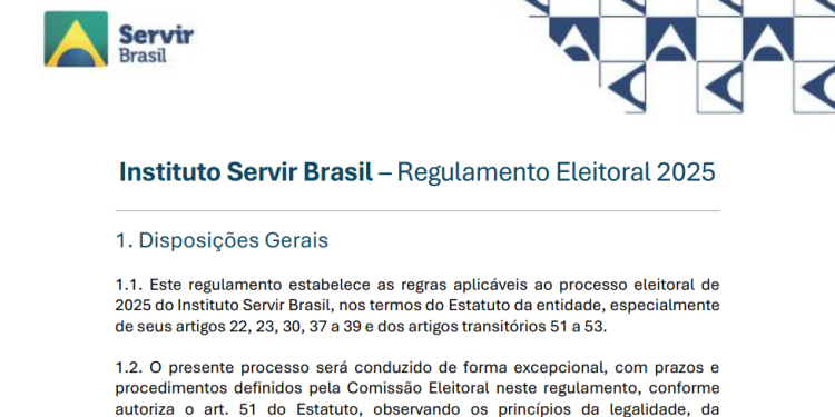 Comissão divulga regulamento com calendário e regras do processo eleitoral do Instituto