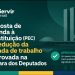 *Câmara aprova jornada de trabalho de 40h semanais e dois dias de descanso* A Câmara dos Deputados aprovou, nesta quarta-feira (27), a Proposta de Emenda à Constituição (PEC) que reduz a jornada de trabalho de 44 para 40 horas por semana, sem redução salarial, além de assegurar dois dias de descanso remunerado. A proposta segue para apreciação do Senado Federal. O texto aprovado, após semanas de negociações entre lideranças partidárias, governo federal e representantes do setor produtivo, prevê a redução da jornada máxima semanal de 44 para 42 horas, sessenta dias após a promulgação da emenda constitucional, com a garantia de dois dias de descanso semanal remunerado – um deles, preferencialmente, aos domingos. Após doze meses da entrada em vigor da primeira etapa, a jornada será reduzida definitivamente para 40h semanais. Mais cedo, o parecer apresentado pelo relator, Leo Prates (Republicanos-BA), havia sido aprovado pela comissão especial da Câmara responsável pela análise da matéria. De acordo com a proposta, aspectos específicos relacionados às escalas de determinadas categorias profissionais poderão ser regulamentados posteriormente por lei ou negociação coletiva. O relatório também estabelece regras diferenciadas de transição para trabalhadores terceirizados contratados pela administração pública e para trabalhadores da iniciativa privada com remuneração superior a dois tetos e meio da Previdência Social. A Frente Parlamentar e o Instituto Servir Brasil divulgaram nota pública em apoio às diferentes propostas de redução da jornada e superação da escala 6×1. No texto, subscrito por mais de 30 entidades representativas de servidores públicos, defendem que “Todas as pessoas que vivem do próprio trabalho, atuem na iniciativa privada ou no serviço público, devem lutar juntas por mais qualidade de vida, proteção à saúde, remuneração digna, equilíbrio entre vida profissional e pessoal e relações mais humanas, justas e sustentáveis”. Para o presidente da Frente Servir Brasil, deputado federal André Figueiredo (PDT-CE), reduzir jornadas excessivas também significa construir relações econômicas mais produtivas. “Valorizar o descanso não é reduzir eficiência. É compreender que desenvolvimento econômico depende também de pessoas saudáveis, motivadas e com condições dignas de vida”, afirmou. Já o presidente do Instituto Servir Brasil, Alison Souza, destacou que a discussão sobre jornada de trabalho precisa considerar os impactos sociais da exaustão. “Quando milhões de pessoas vivem sem tempo para descansar adequadamente, conviver com as suas famílias, estudar ou simplesmente existir para além do trabalho, os impactos disso deixam de ser individuais. Isso altera a dinâmica das cidades, da saúde pública, da educação e das relações sociais. Construir jornadas mais equilibradas é construir um país mais saudável”, declarou.